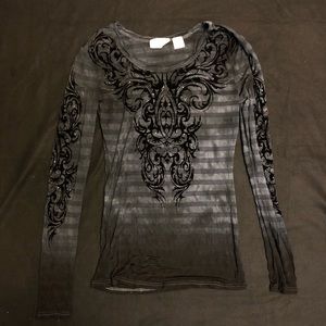 Miss Me Long Sleeve Burnout